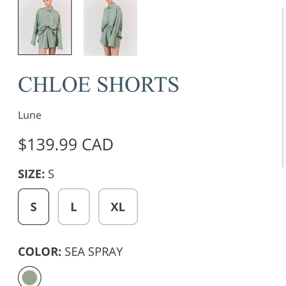 Lune Active Shorts BNWT - Picture 7 of 7